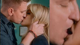 Wanda Nara y Maxi López se dieron un beso en la nueva ficción que protagonizan