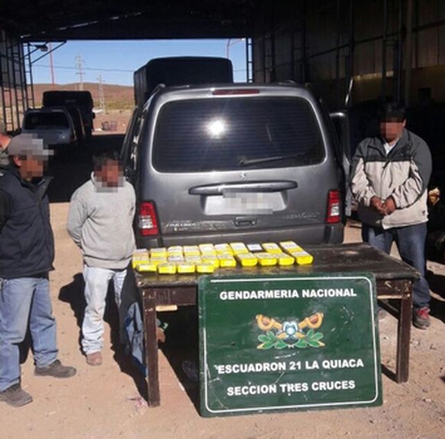 la quiaca-villazón. El turista peruano ingresaba con cocaína.