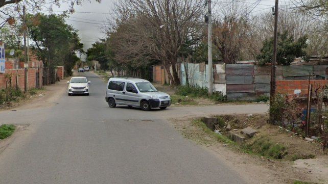 La cuadra donde ocurrió el crimen.