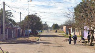 La cuadra donde fue atacado a balazos el muchacho de 21 años.