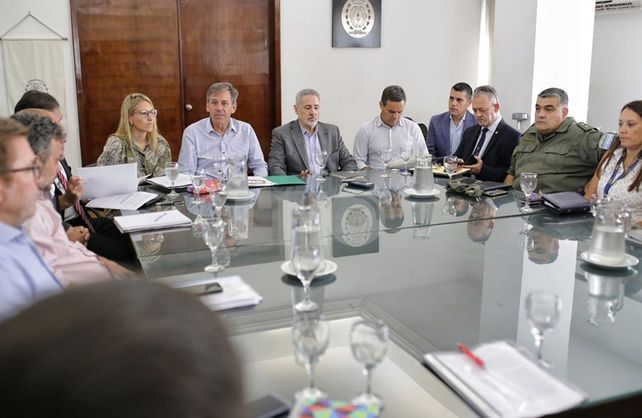 La primera reunión del intendente con los integrantes del Consejo de Seguridad