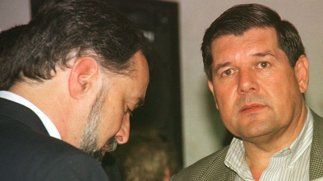 Rubén Villaverde en sus épocas de ministro de Salud y Acción Social en el gobienro radical de Sergio Montiel