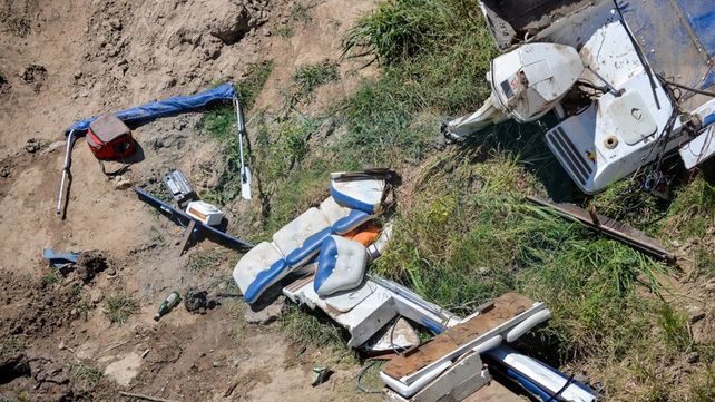Impresionantes imágenes de accidente náutico en el río Paraná