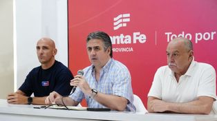 El ministro Cococcioni denunció que hay sectores policiales desplazados detrás de la protesta