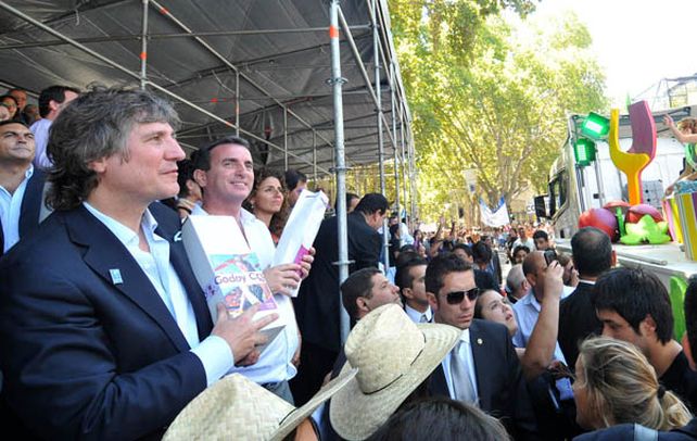 Desde el palco. Boudou