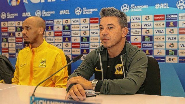 Marcelo Gallardo se presenta en la Champions de Asia.