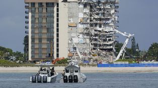 Miami: retiran a rescastistas por riesgo de que se derrumbe la torre restante