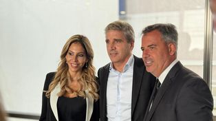 Romina Diez y Marcos Peyrano junto a Caputo: Vamos a seguir bajando impuestos para reducir la pobreza