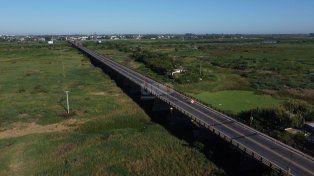 Imágenes del puente Carretero cerrado al tránsito vehicular desde el drone del UNO&nbsp;