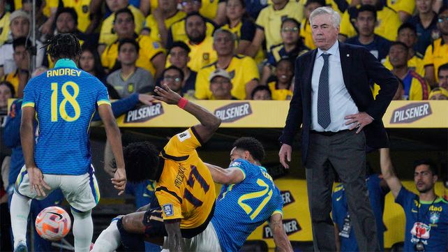 Carlo Ancelotti busca levantar a Brasil en las Eliminatorias al Mundial 2026.