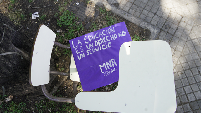 Postales de las clases públicas en la UNR