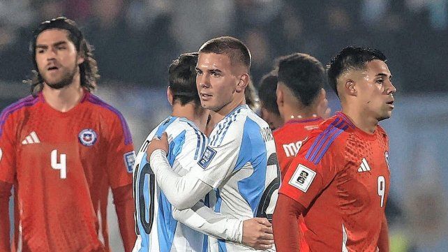 Franco Mastantuono batió un récord en su debut en la Selección Argentina
