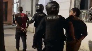 Detenidos por averiguación de antecedentes.&nbsp;
