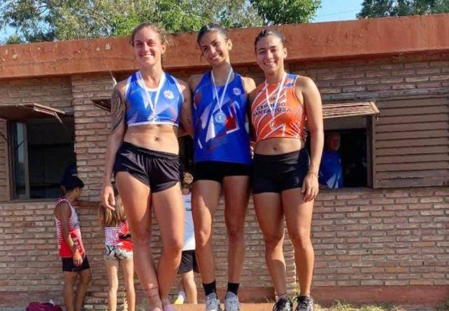 Paula Leiva fue la ganadora en 100 y 100 metros con vallas en el Card. Paula Leiva fue la ganadora en 100 y 100 metros con vallas en el Card.