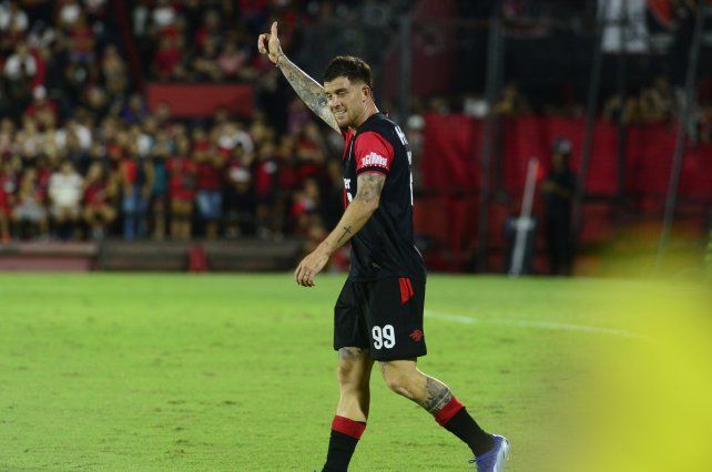 Volver a gritar. El Colo Ramírez celebra el tanto ante Tigre en el Coloso. Con la última victoria la lepra volvió a ilusionarse.