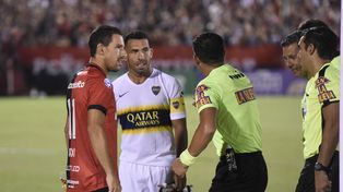 Maxi y Tevez, en la previa del partido de enero de 2019, que terminó igualado. La Fiera hizo el tanto de la lepra.