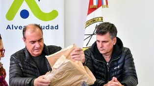 El actual presidente comunal y candidato a intendente, Carlos Pighin junto al candidato a concejal, Ignacio Boero, explicaron cómo se preparan para la transición de comuna a municipio, de ser electos el próximo domingo.