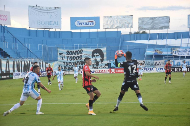 Atlético Tucumán y Huracán completan los 18 minutos en el José Fierro
