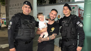 Policías asistieron a una bebé que había sufrido convulsiones en zona sur