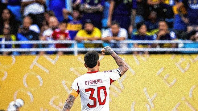 Otamendi marcó el 2 a 2 ante Boca para Benfica.
