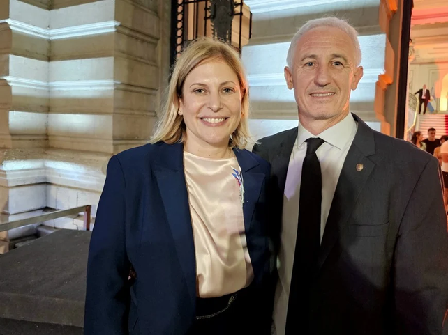 Gisela Scaglia y Cristian Cunha, referentes del PRO de Santa Fe.