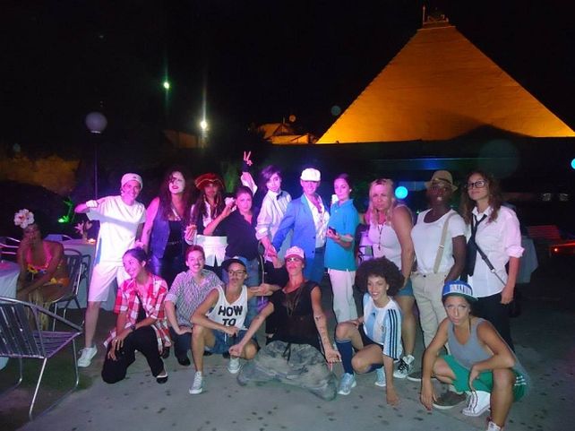 Flavio Mendoza festejó su cumpleaños vestido de mujer