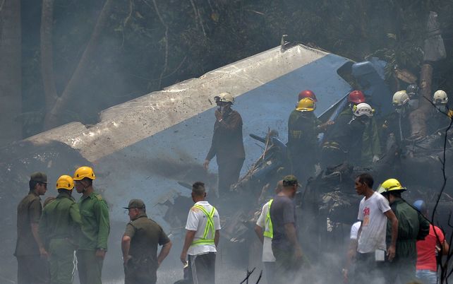 Se estrelló un avión en La Habana con 113 pasajeros y hay 3 sobrevivientes