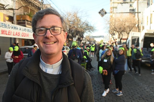 Peregrinación a Luján con pasacalles de tinte político y social de trasfondo