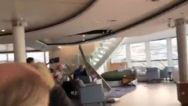 El dramático momento que vivieron pasajeros de un crucero a la deriva