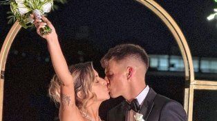 Kevin Zenón se casó y de la fiesta participaron varios futbolistas de Boca, entre ellos Leandro Paredes.