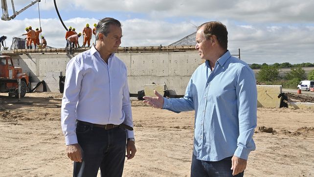 Bordet y Bahl recorrieron la obra que vincula la ruta 12 con la avenida Circunvalación de Paraná﻿