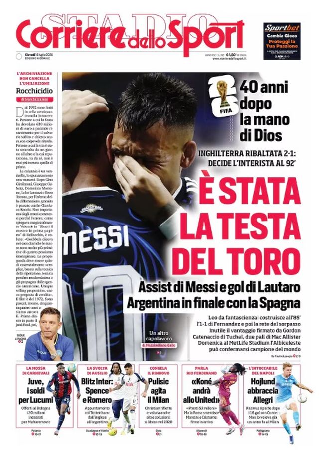Triunfo de Argentina: las portadas de los principales diarios del mundo