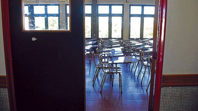 Aulas vac&iacute;as. En la provincia el dictado de clases est&aacute; interrumpido desde mediados de marzo.