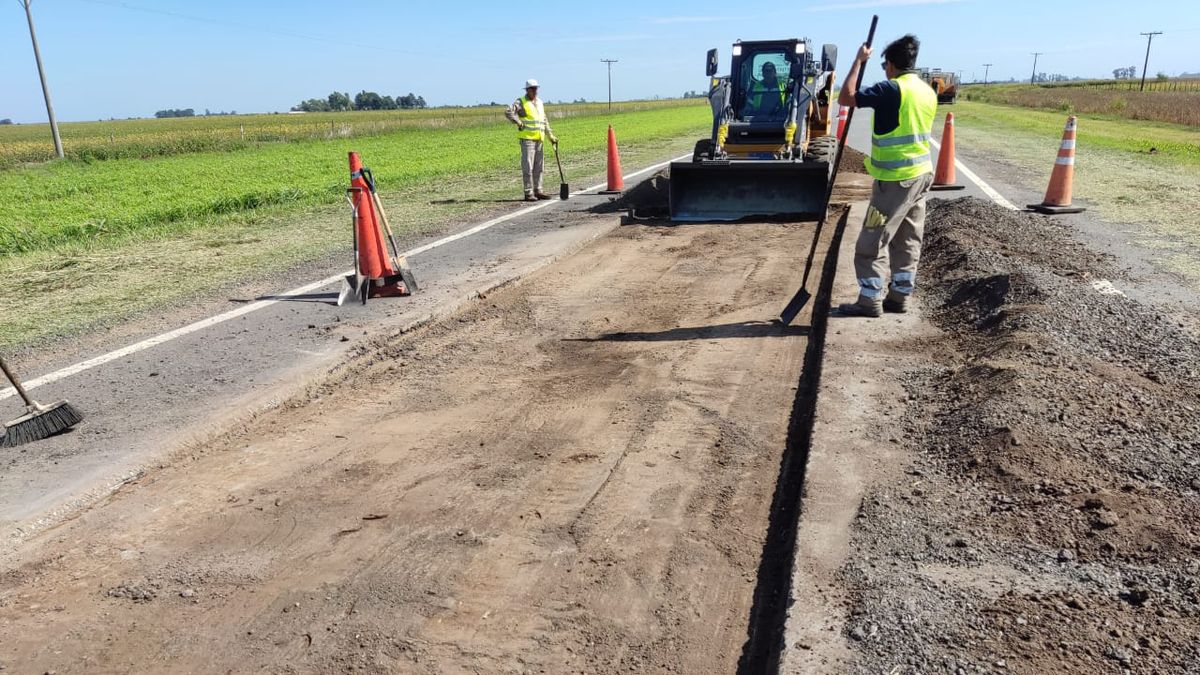 Reparan un tramo de la ruta nacional 178 entre Armstrong y el límite