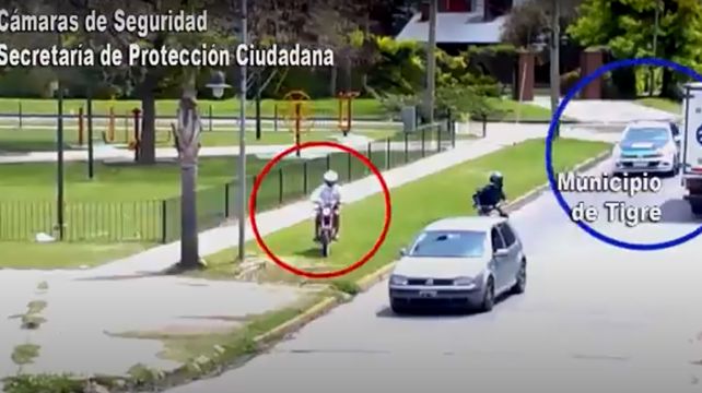 Persecución policial en Tigre. El ladrón hizo peligrosas maniobras y hasta transitó en contramano.&nbsp;