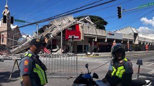 Un terremoto de magnitud 7,8 golpeó Filipinas: hay alerta de tsunami