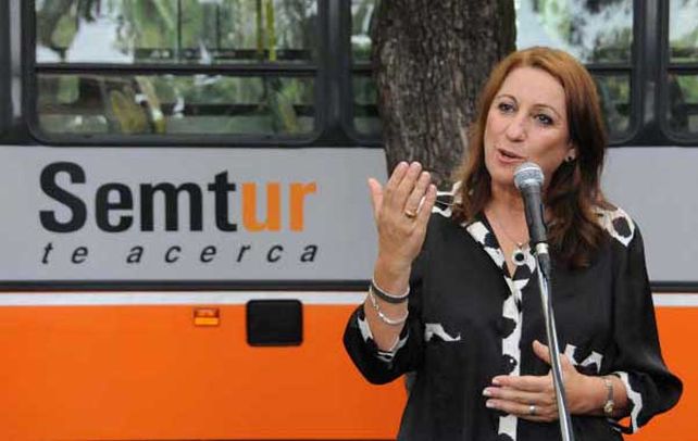 La intendenta expresó en el acto en el parque Independencia que espera que este año el Concejo trate la nueva licitación del transporte.
