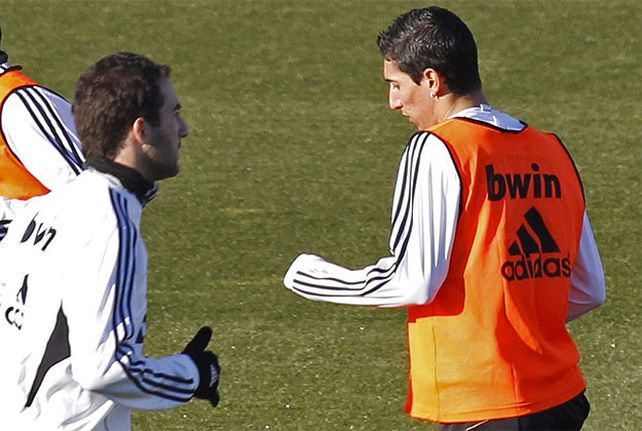 Di María se lesionó en la última práctica del año