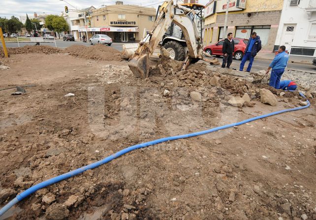Las tareas se desarrollarán a lo largo del cantero central