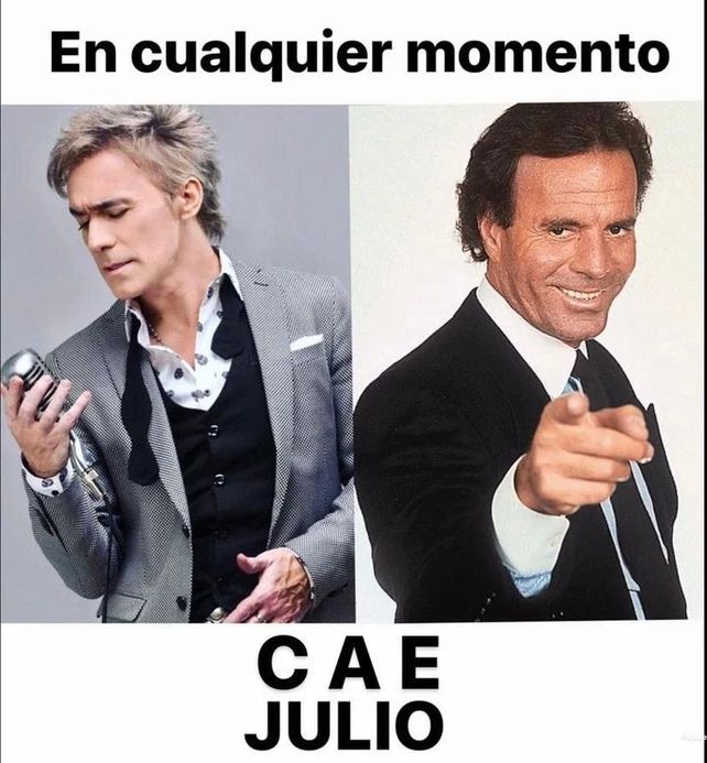 Cambia el mes y vuelven los memes de Julio Iglesias
