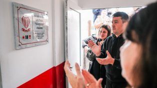 Colón de San Justo homenajeó a Lautaro Fagioli: el vestuario de Primera ya lleva su nombre