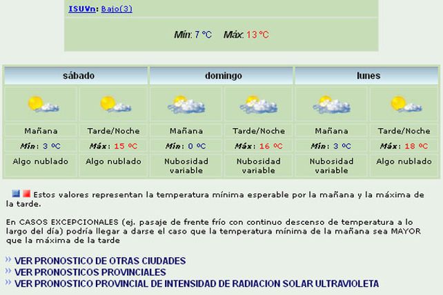 Llega el fin de semana con descensos de temperaturas y baja sensación térmica