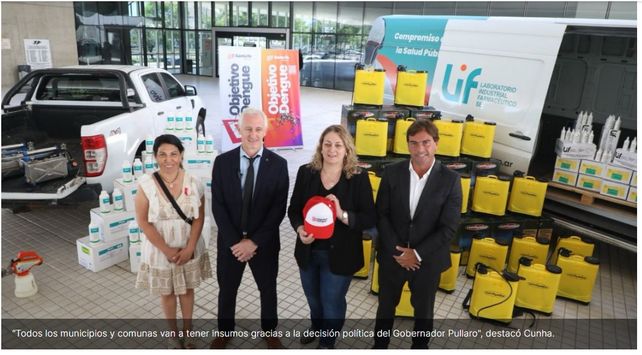 Objetivo Dengue: Provincia equipa a municipios y comunas con insumos por $ 1.500 millones