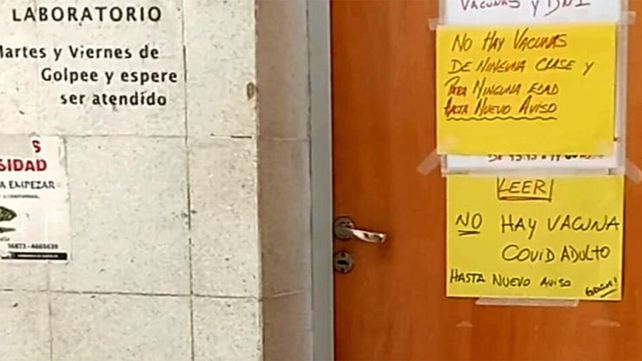 La foto del cartel del Centro de Salud 7 de Septiembre, ubicado en Estrada al 8000 de Rosario, la sacó el equipo de la diputada durante su recorrida.