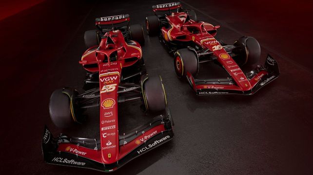 La Ferrari SF-24 fue presentada este martes en la fábrica que la escudería tiene en Maranello