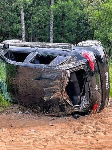 Volcaron cuando volvían de una fiesta en Concordia