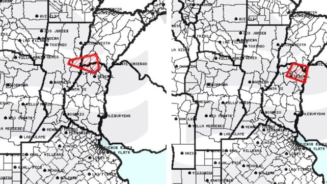 SMN renovó alerta amarilla por tormentas para Entre Ríos