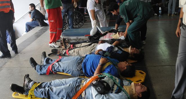 La lista de heridos por el accidente ferroviario