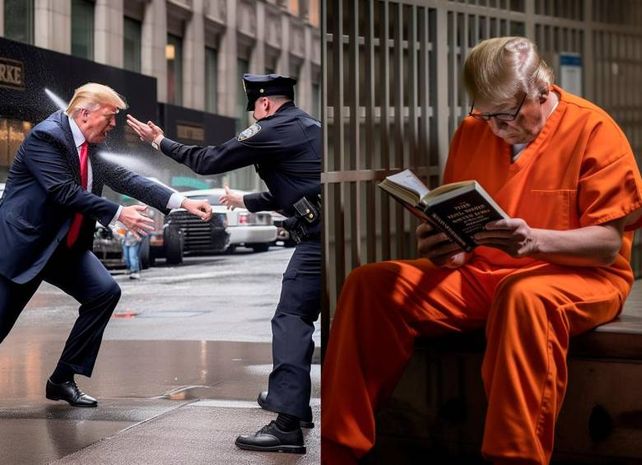 Fotos falsas de Trump creadas con IA inundaron las redes