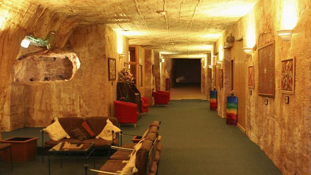 Las sorprendentes imágenes de una ciudad subterránea en medio del desierto de Australia